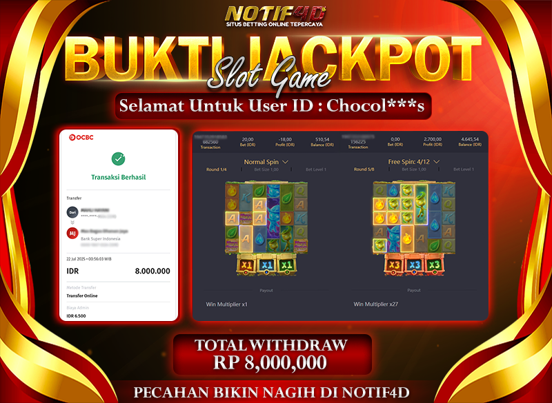 Jackpot Mystical Spirits NOTIF4D – 22 July: Rp 8,000,000 Langsung Cair!