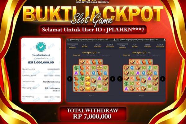 Bukti Jackpot Cai Shen Wins Member Notif4D – 14 July 2025