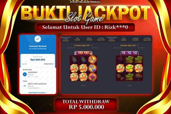 Jackpot Fortune Dragon NOTIF4D – 18 July: Rp 5,000,000 Langsung Cair!