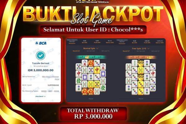 Jackpot Mahjong Ways NOTIF4D – 18 July: Rp 3,000,000 Langsung Cair!