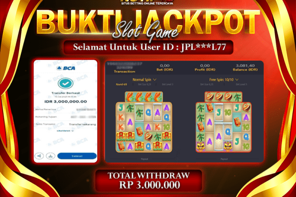 Jackpot Cai Shen Wins NOTIF4D – 13 July: Rp 3,000,000 Langsung Cair!
