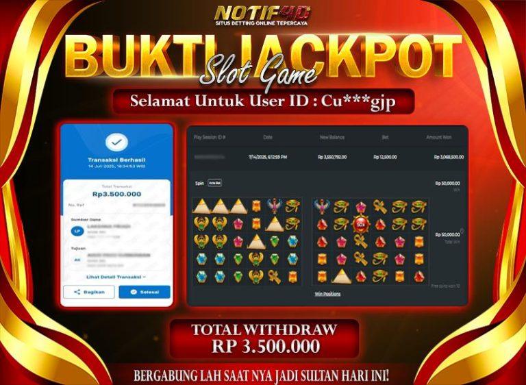 Jackpot Pyramid Bonanza NOTIF4D – 14 July: Rp 3,500,000 Langsung Cair!