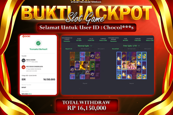 Jackpot Slot Wild Ape #3258 NOTIF4D – 12 Agustus : Rp 16,150,000 Langsung Cair!