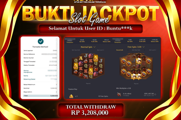 Jackpot Wild Bounty Showdown NOTIF4D – 24 Agustus : Rp 3,208,000 Langsung Cair!