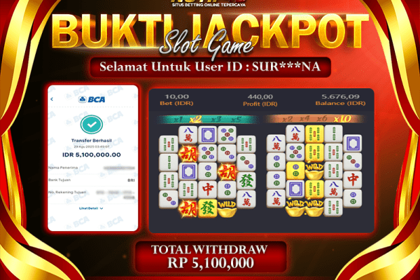 Jackpot Mahjong-Ways NOTIF4D – 29 Agustus : Rp 5.100.000 Langsung Cair!