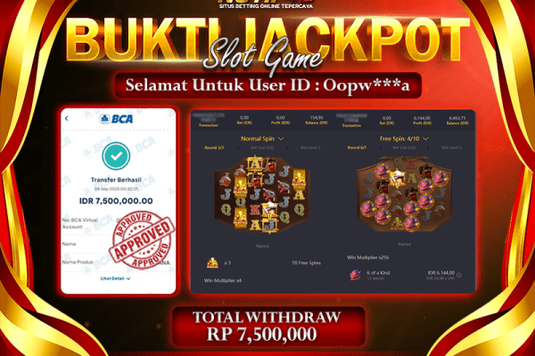 Jackpot Wild Bounty Showdown NOTIF4D – 06 September : Rp 7,500,000 Langsung Cair!