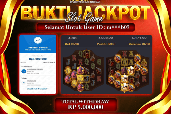 Jackpot Wild Bounty Showdown NOTIF4D – 29 September : Rp 5,000,000 Langsung Cair!
