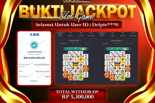 Jackpot Mahjong Ways NOTIF4D – 04 October 2025 : Rp 5,300,000 Langsung Cair!